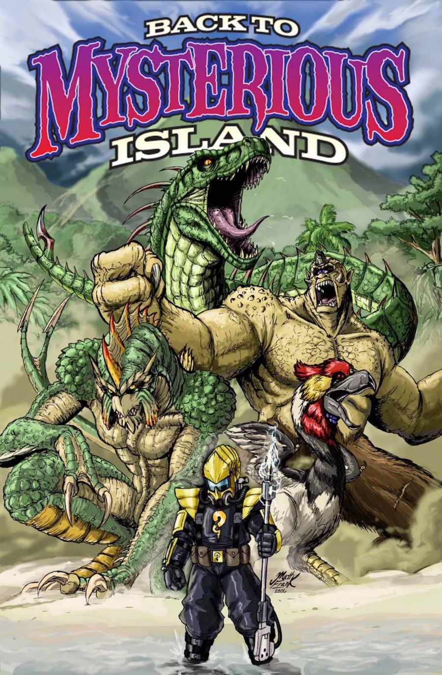 Arcana Comics | Back to Mysterious Island Graphic Novel page 1 | Spinwhiz Comics