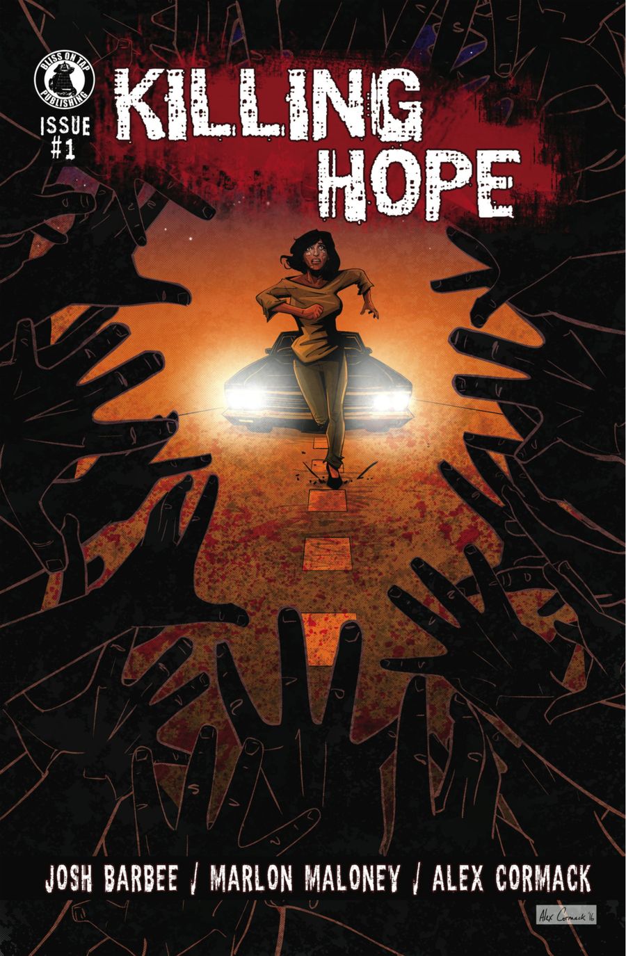 Bliss on Tap | Killing Hope #1 page 1 | Spinwhiz Comics