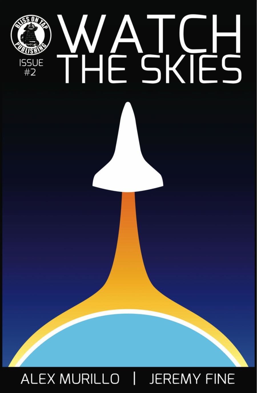 Bliss on Tap | WATCH THE SKIES #2 page 1 | Spinwhiz Comics
