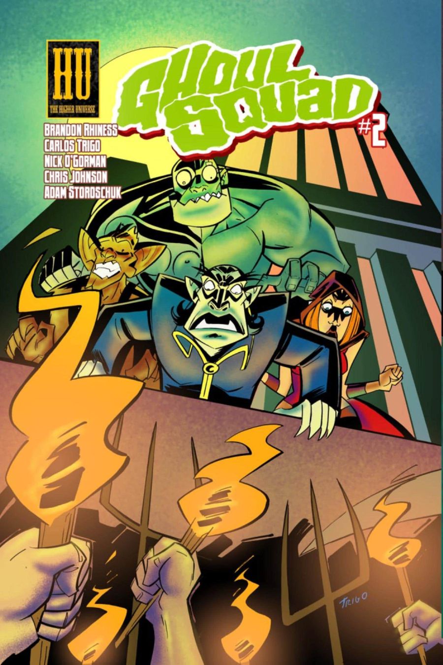 Higher Universe Comics | Ghoul Squad #2 page 1 | Spinwhiz Comics