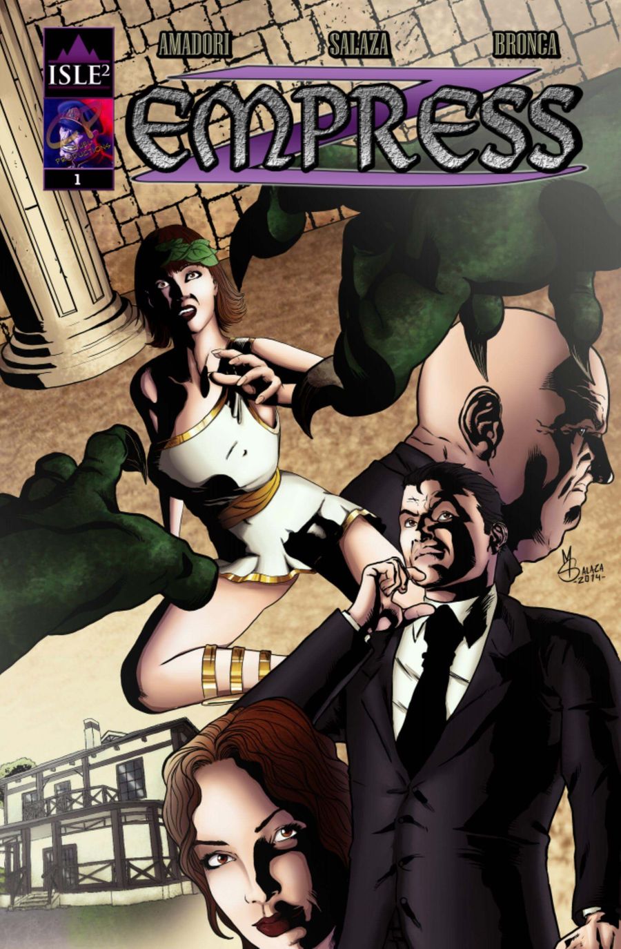 Isle Squared Comics | Empress #1 page 1 | Spinwhiz Comics
