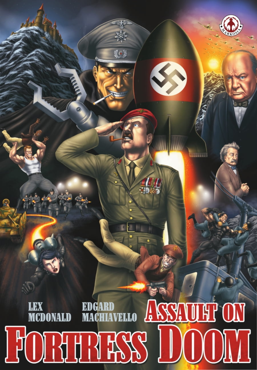 Markosia | Assault on Fortress Doom Graphic Novel page 1 | Spinwhiz Comics