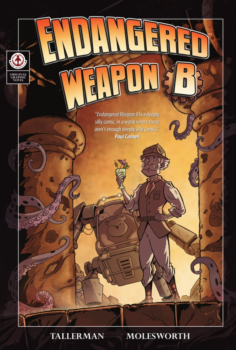 Markosia | Endangered Weapon B Graphic Novel page 1 | Spinwhiz Comics