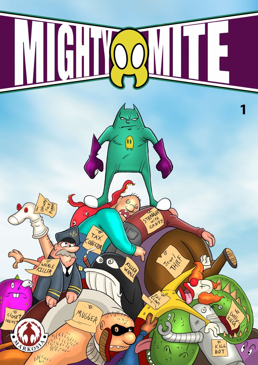 Markosia | Mighty Mite #1 page 1 | Spinwhiz Comics