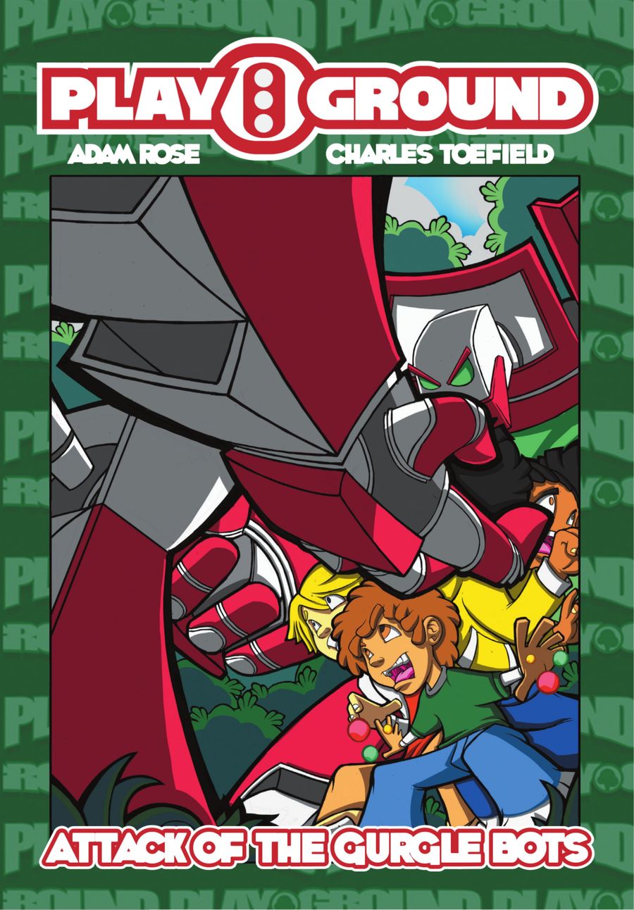Markosia | Playground: Attack of the Gurgle Bots Graphic Novel page 1 | Spinwhiz Comics