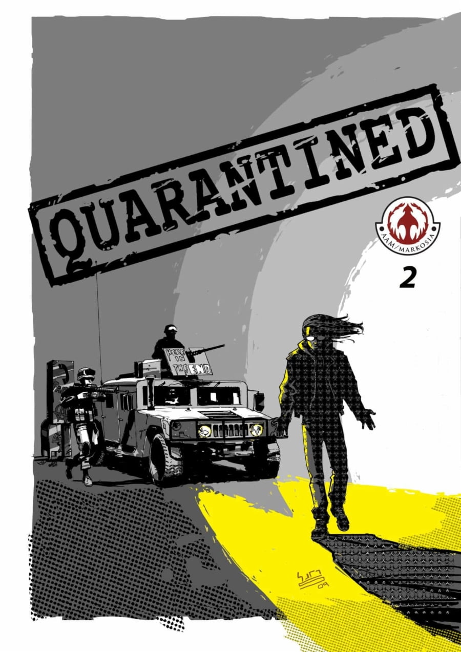 Markosia | Quarantined #2 page 1 | Spinwhiz Comics