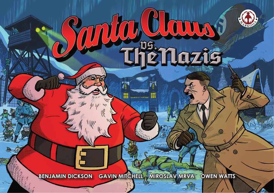 Markosia | Santa Claus vs. The Nazis Graphic Novel page 1 | Spinwhiz Comics