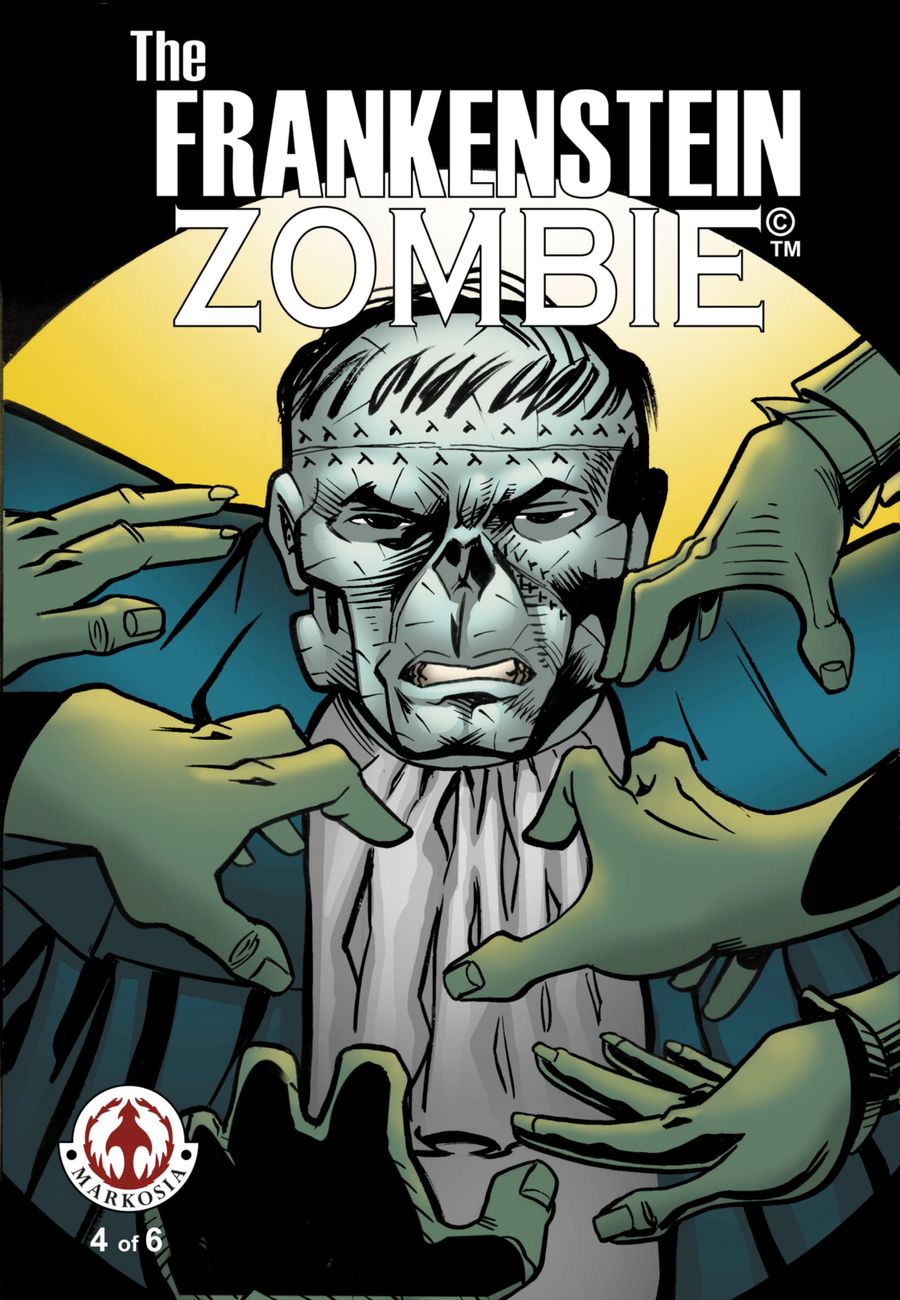 Markosia | The Frankenstein Zombie #4 page 1 | Spinwhiz Comics