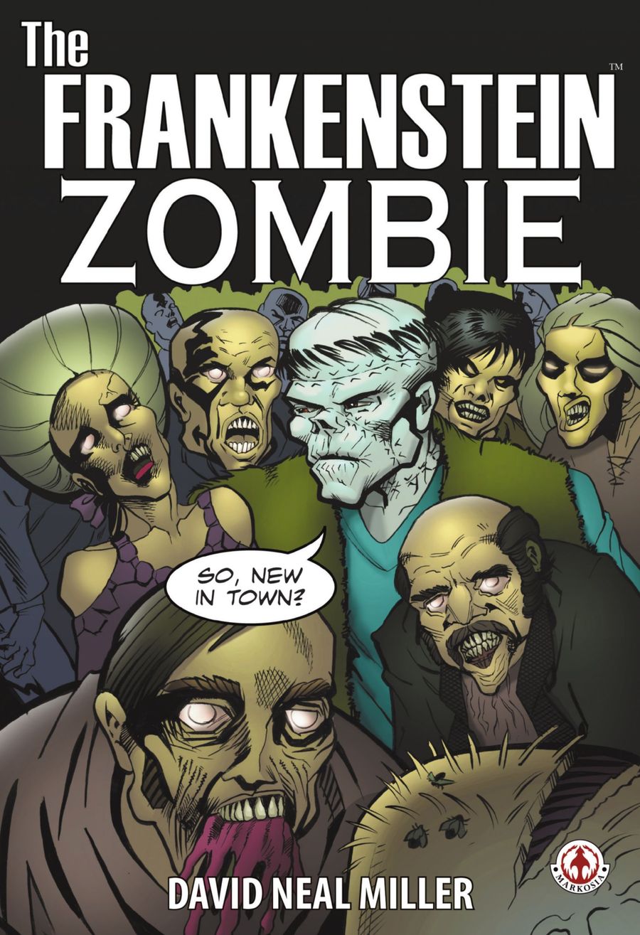 Markosia | The Frankenstein Zombie Graphic Novel page 1 | Spinwhiz Comics