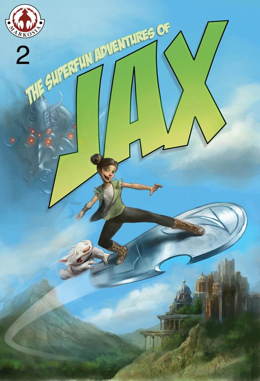 Markosia | The Superfun Adventures of Jax #2 page 1 | Spinwhiz Comics