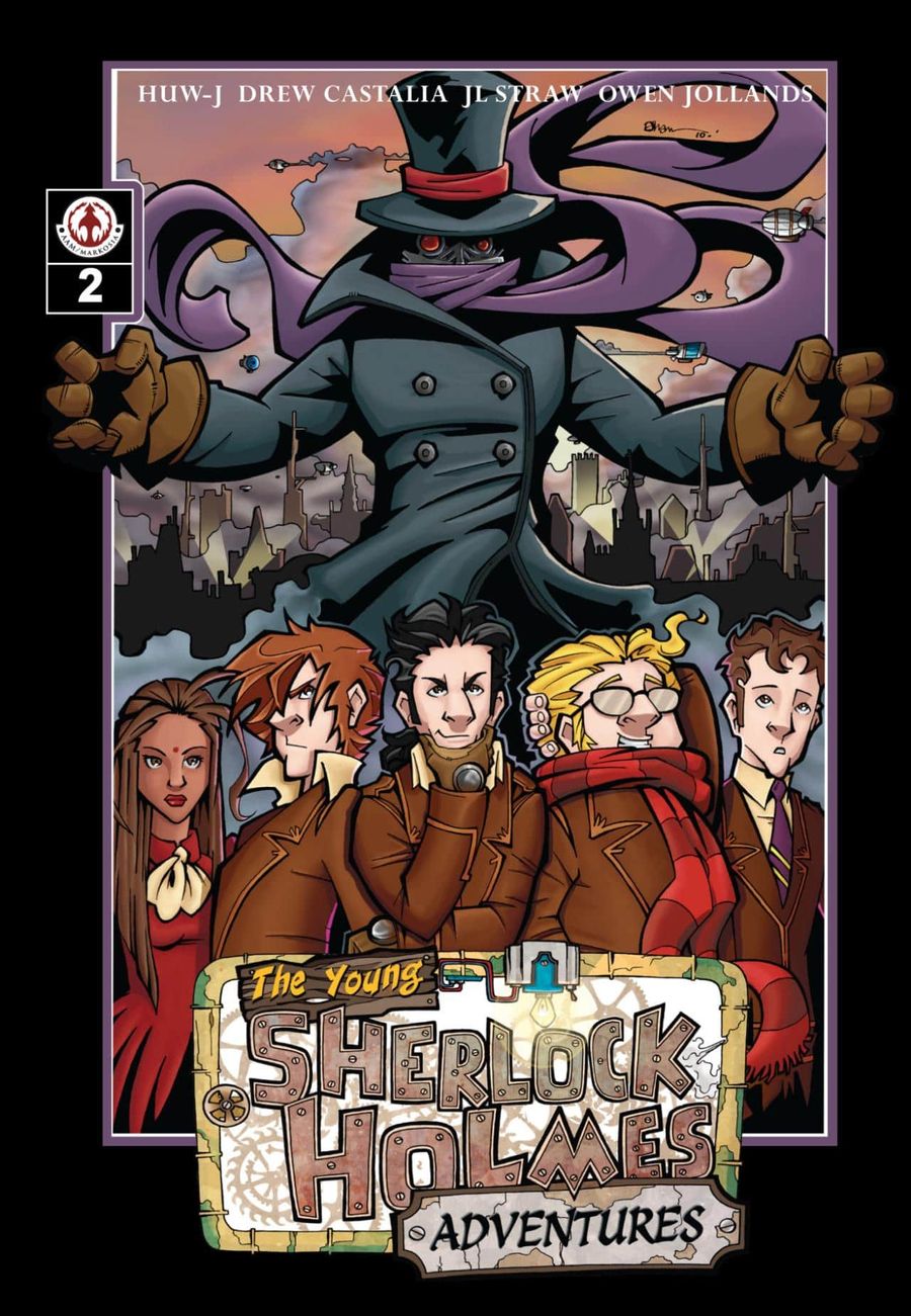 Markosia | THE YOUNG SHERLOCK HOLMES ADVENTURES #2 page 1 | Spinwhiz Comics