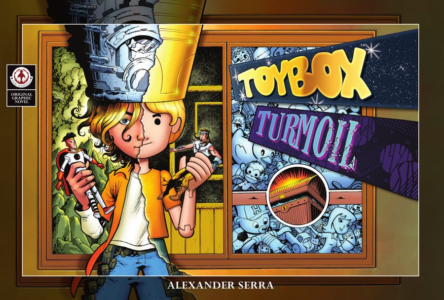 Markosia | Toybox Turmoil Graphic Novel page 1 | Spinwhiz Comics