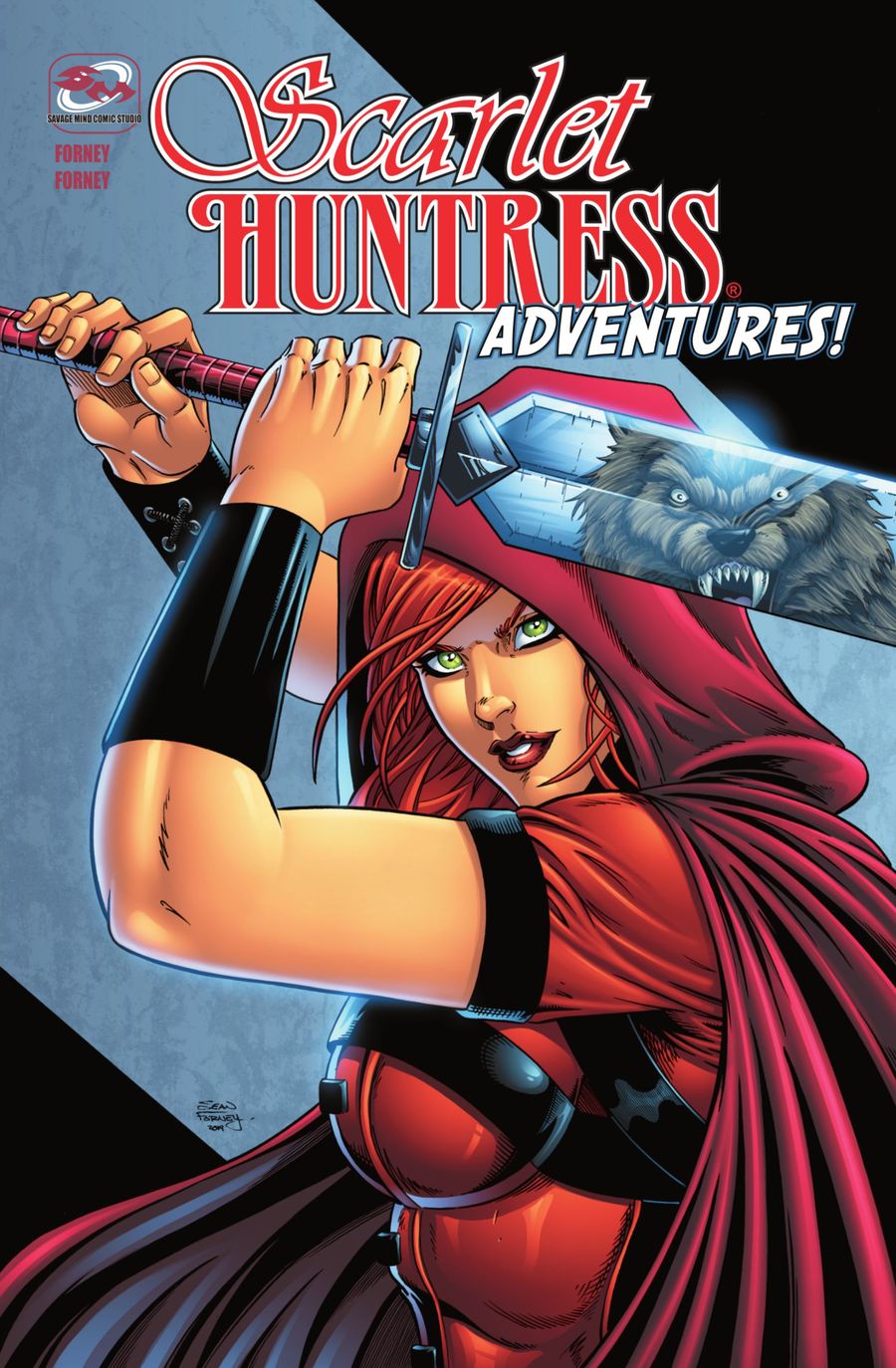 Savage Mind Comic Studio | Scarlett Huntress Adventures page 1 | Spinwhiz Comics