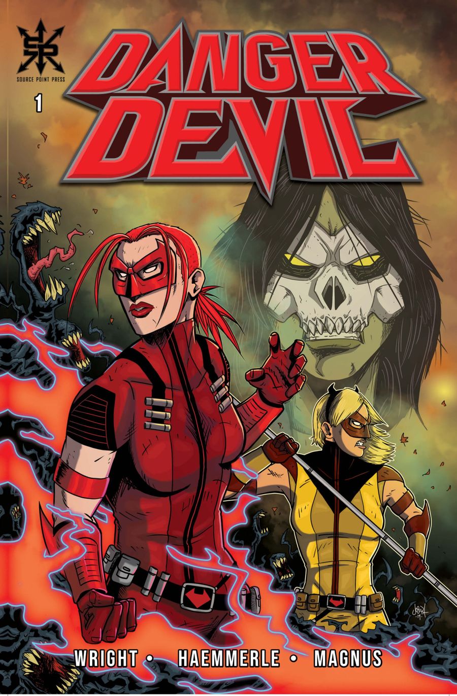 Source Point Press | Danger Devil #1 page 1 | Spinwhiz Comics
