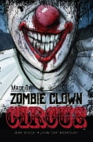 Source Point Press | Made Up Zombie Clown Circus #1 page 1 | Spinwhiz Comics