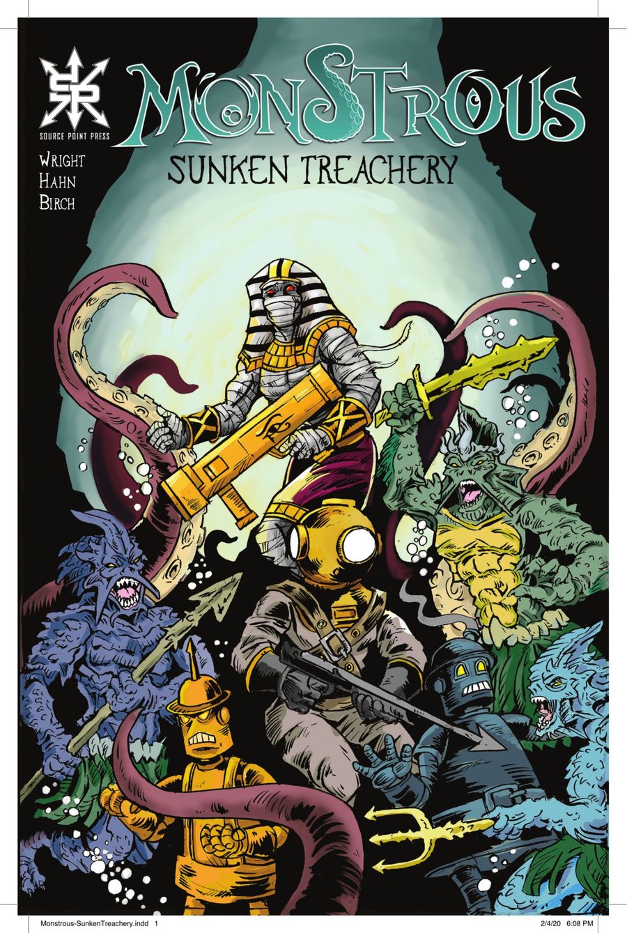 Source Point Press | Monstrous: Sunken Treasury #8 page 1 | Spinwhiz Comics