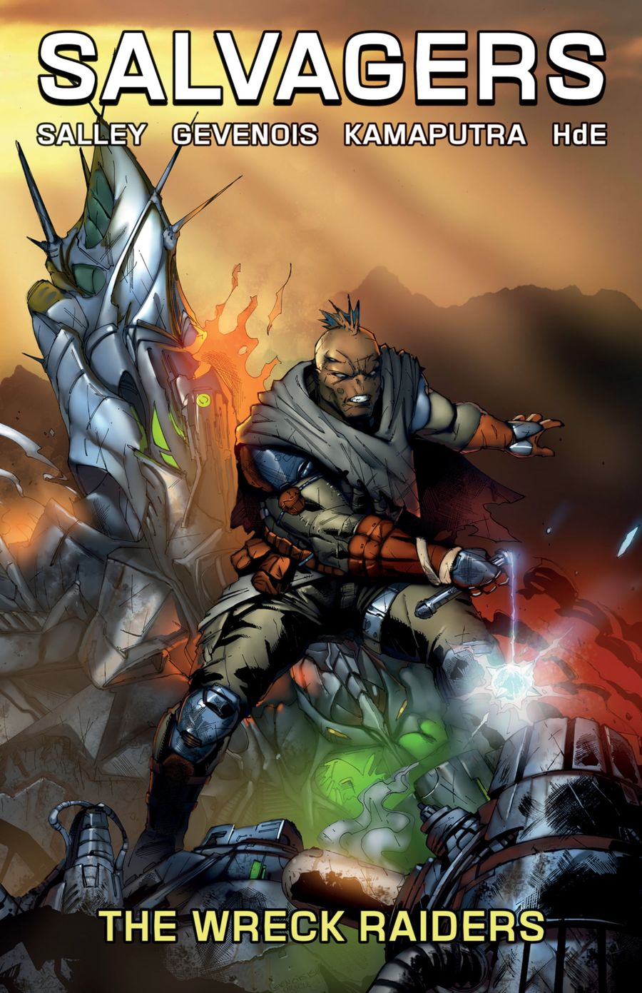Source Point Press | Salvagers Volume 2: The Wrecked Raiders page 1 | Spinwhiz Comics