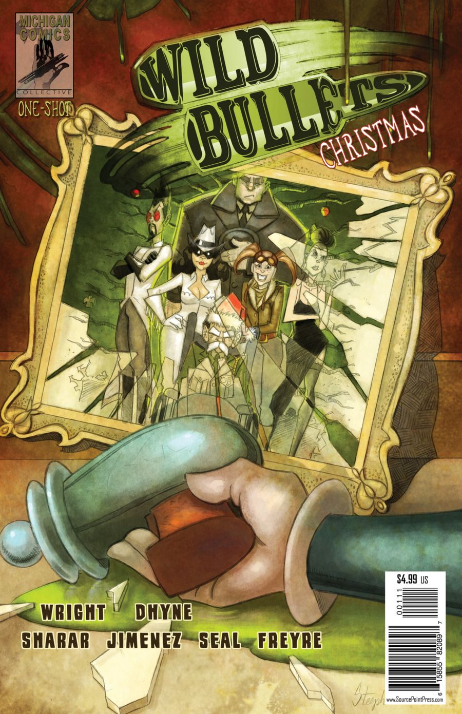 Source Point Press | Wild Bullets Christmas #2 page 1 | Spinwhiz Comics
