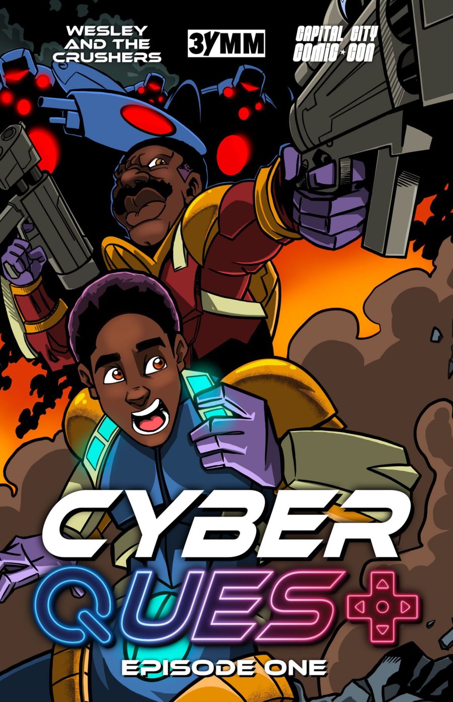 Three Y's Men Media | Cyber Quest #1 page 1 | Spinwhiz Comics